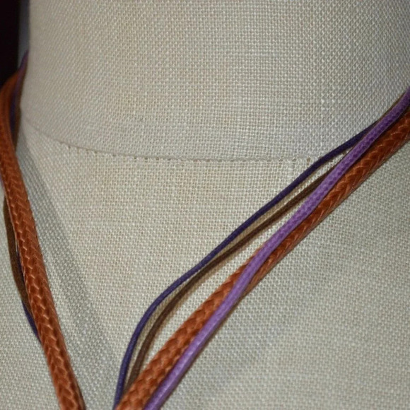 Coldwater Creek NOS Gold Tone Abstract Swirl Necklace - Picture 4 of 6